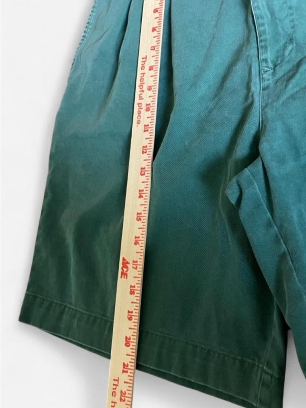 Vintage Abercrombie & Fitch 1982 Men’s Green Chino Shorts Size 36 - Picture 5 of 6